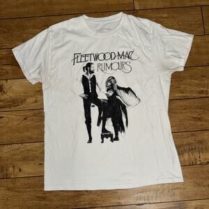 Fleetwood Mac Rumours T-Shirt White Large 21x26